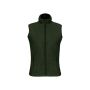 Bodywarmer van microfleece dames forest green L