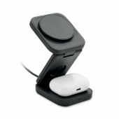 SATELIT - 3-in-1 opvouwbaar laadstation - Zwart