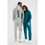 Iqoniq Cooper gerecycled katoenen joggingbroek, heather grey (XXS)