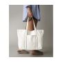 COURTSIDE LARGE TOTE, SOFT WHITE/FRENCH NAVY, One size, WESTFORD MILL
