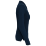 Piqué-damespolo lange mouwen Navy M Piqué-damespolo lange mouwen Navy M