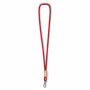 Polyester koord-keycord met bamboe plaatje