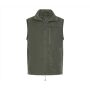 Recycled Sherpa Gilet, DARK OLIVE, L, FRONT ROW