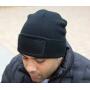 DOUBLE KNIT THINSULATE™ PRINTERS BEANIE, NAVY, One size, RESULT