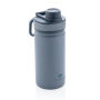 Vacuüm roestvrijstalen fles met sportdop, blauw, blauw