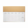 MEMWEEK - Weekplanner op bureaublad - Beige