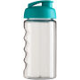 H2O Active® Bop 500 ml sportfles met flipcapdeksel - Transparent/Aquablauw