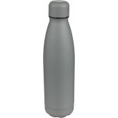 Gerecyclede dubbelwandige drinkfles 500 ml Sunny - grijs