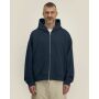 Fronter - Oversized rits hoodie in een gerecycled katoen blend - French Navy (XXL)