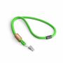 Polyester koord-keycord met bamboe plaatje