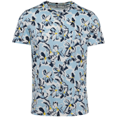 Ivory Floral Blue