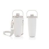 Avira Ayala RCS R-RVS duosip afsluitbare crossbody tumbler, wit