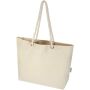 Florida 270 g/m² GRS gerecyclede strandtas 18L - Natuur/Natuur Florida 270 g/m² GRS gerecyclede strandtas 18L - Natuur/Natuur