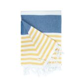 navy blue/gold