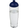 H2O Active® Tempo 700 ml bidon met koepeldeksel - Transparant/Blauw