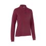 Poloshirt met lange mouw | stretch | dames - Bordeaux, XS
