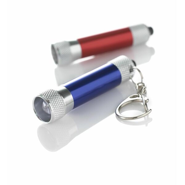 Aluminium 3-in-1 sleutelhanger Audrey zwart Aluminium 3-in-1 sleutelhanger Audrey zwart