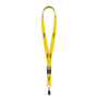 Afneembare polyester lanyard in Pantone-kleur met zeefdruk en bulldogclip Afneembare polyester lanyard in Pantone-kleur met zeefdruk en bulldogclip