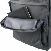 Gerecyclede (900D) polyester rugzak Amalia zwart