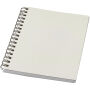 Desk-Mate® A6 recycled colour spiral notebook - Ivory white