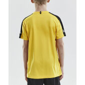 CRAFT PROGRESS JERSEY CONTRAST JR YEL/BLA 122 CRAFT PROGRESS JERSEY CONTRAST JR YEL/BLA 122