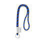 Polyester 2-kleurige koord-lanyard met full color label