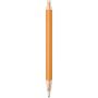 Spectrum balpen van gerecycled aluminium (blauwe inkt) - Oranje