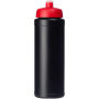 Baseline® Plus grip 750 ml sportfles met sportdeksel - Zwart/Rood Baseline® Plus grip 750 ml sportfles met sportdeksel - Zwart/Rood