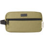 Joey GRS gerecycled canvas reisetui voor accessoires 3,5 l - Olijf groen Joey GRS gerecycled canvas reisetui voor accessoires 3,5 l - Olijf groen