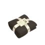 Fleece Blanket brown one size