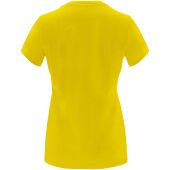 Capri damesshirt met korte mouwen - Geel - 3XL