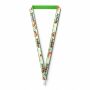 Polyester keycord met gesublimeerde satijnen overlay