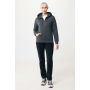 Iqoniq Abisko gerecycled katoen hoodie met rits, heather anthracite (XXS)