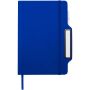 Nexus A5 hard cover notebook with pen and pencil combo (black ink) - Royal blue
