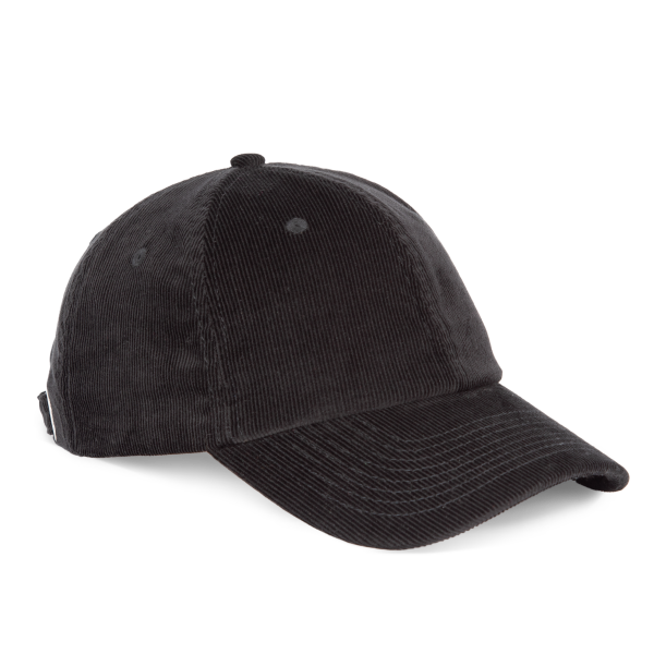 Fluwelen pet met laag profiel Black One Size Fluwelen pet met laag profiel Black One Size