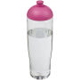 H2O Active® Tempo 700 ml bidon met koepeldeksel - Transparant/Roze