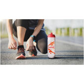 HydroFlex™  knijpfles van 750 ml - Rood/Transparant wit