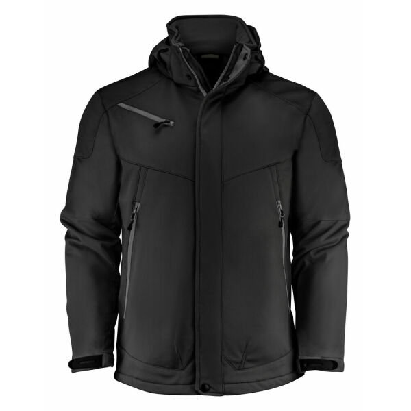 Printer Skeleton Softshell Jacket Black XS Printer Skeleton Softshell Jacket Black XS