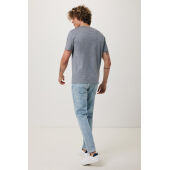 IQONIQ Brett gerecycled katoen t-shirt, light heather navy (XXS)