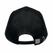 BICCA CAP - Biologische katoenen pet 250g - Zwart