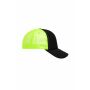 5 Panel Retro Mesh Cap black/neon yellow one size