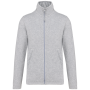 Microfleece met rits heren Ash Heather L