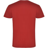 Samoyedo herenshirt met V-hals en korte mouwen - Rood - 3XL