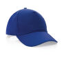 Impact AWARE™ 5 panel 190gr gerecycled katoenen cap, blauw