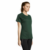 SPORTY WOMEN - SPORTYdames t-shirt 140g - L - Bosgroen