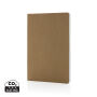 Salton A5 GRS gecertificeerd recycled papieren notitieboek, bruin