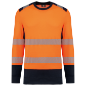 Gerecycled veiligheidssweater ronde hals