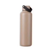 VINGA Baltimore RCS recycled SS fles 600 ML, greige