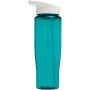 H2O Active® Tempo 700 ml sportfles met fliptuitdeksel - Aqua blauw/Wit