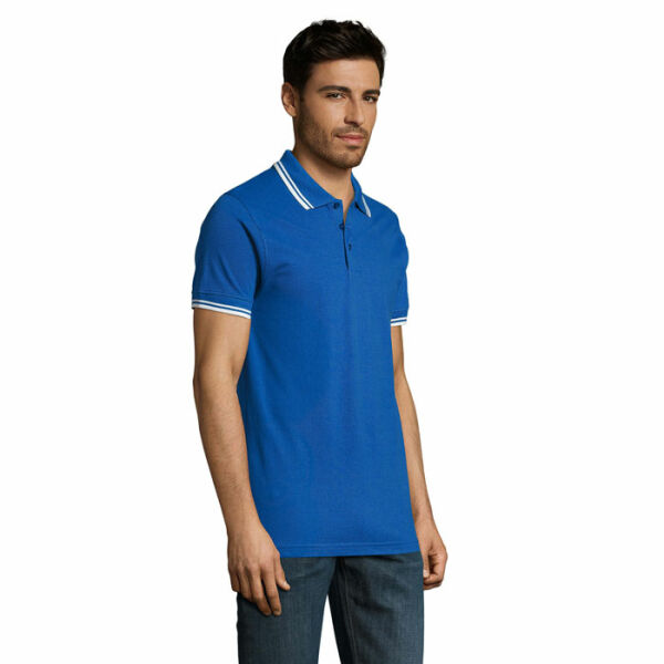 PASADENA MEN - PASADENA MEN POLO 200 - XXL - Royal Blue/White PASADENA MEN - PASADENA MEN POLO 200 - XXL - Royal Blue/White